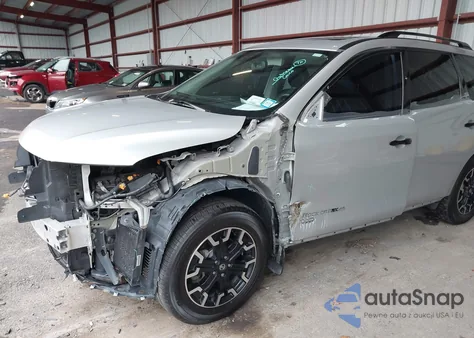 2020 Nissan Pathfinder Sl 4Wd z USA, uszkodzony, nr VIN 5N1DR2CM3LC637027